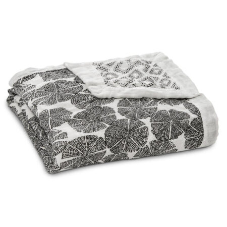 The Kiddie Company Silky Soft Dream Blanket In Motion Wedges